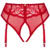 Image de Culotte ouverte porte-jarretelles Dagmarie rouge
