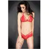 Image de Ensemble 2 Pièces Peafowl Lace Rouge CR3786