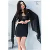 Image de Robe Sexy avec Voile CR4329 Noir