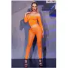 Image de Ensemble 2 pièces CR4661 dentelle orange