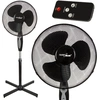 Image de Ventilateur de sol 40W avec 3 niveaux de puissance, hauteur 1,25 m, cordon de 1,5 m avec télécommande et minuterie jusqu'à 7,5 h GreenBlue GB580