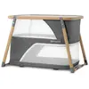 Image de Lit Parapluie 4 En 1, Lit Bébé Avec Matelas, De La Naissance, Fonction Parc, Sac De Transport Inclus Gris
