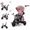 Image de Tricycle Modulaire Avec Siège Rotatif Et Harnais De Sécurité Rose