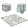 Image de Tapis En Mousse 2 En 1 - Tapis Puzzle Pour Bébé Menthe