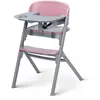 Image de Chaise Haute 3 En 1 Avec Assise Réglable Et Design Moderne Rose