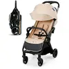 Image de Poussette Kinderkraft Apino Légère Et Compacte Avec Pliage Automatique, Dossier Inclinable Et Roues Increvables Beige