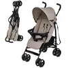 Image de Poussette Légère De Voyage Pliable Avec Dossier Réglable Beige