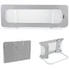 Image de Barrière De Lit Guard & Dream Pliable Avec Hauteur Réglable, Filet Aéré Et Sac De Transport Inclus Gris