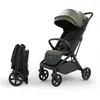 Image de Poussette Compacte Pliage Automatique Avec Suspension, Capote Imperméable, Légère Vert
