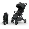 Image de Poussette Compacte Pliage Automatique Avec Suspension, Capote Imperméable, Légère Noir