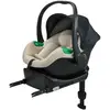 Image de Siège Auto Kinderkraft Mink Pro 2 I-size 40-87 Cm Avec Base Mink Fx 2, Léger 3,2 Kg, H-guard+ Et Conforme R129 Noir Et Beige