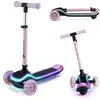 Image de Trottinette 3 Roues Led Pour Enfant Rosa