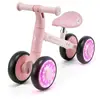 Image de Draisienne Kinderkraft Cutie Flash À 4 Roues Avec Lumières Rgb, Selle Réglable, Roulements Abec-7 Et Cadre Acier Rose
