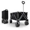 Image de Chariot De Transport Pliable, Capacité 130 Litres, Capacité Charge 100 Kg, Poids 10kg Noir