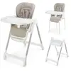 Image de Chaise Haute Évolutive 3 En 1 Réglable Beige