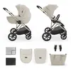 Image de Poussette Évolutive 2 En 1 Suspension Améliorée Pour Enfants À 22 Kg Beige / Sand Dune