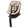 Image de Siège Auto Rotatif I-size Avec Sécurité Renforcée Et Inclinaison Facile Tissu Beige