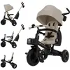 Image de Tricycle Évolutif 6-en-1 Aveo 2 Plus Avec Siège Pivotant 360° Et Position Semi-allongée Beige