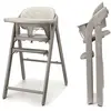Image de Chaise Haute 3-en-1 Tino, Pliable Avec Plateau Et Harnais 5 Points, Réglable, Facile À Nettoyer, Compacte, Évolutive Beige
