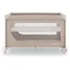 Image de Lit Parapluie Kinderkraft Leody Up 2 En 1 Avec Pliage Rapide, Double Niveau, Entrée Zippée, Roulettes Et Maille Aérée Beige