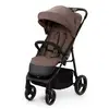 Image de Poussette Trig 3 Pliable D'une Main Jusqu'à 25 Kg Avec Dossier Allongé, Grandes Roues Et Capote Imperméable Marron