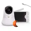 Image de Babyphone Caméra Kinderkraft Niteeye Glow Écran 5 Pouces Full Hd 1080p Sans Wi?fi Audio Bidirectionnel Vox Blanc