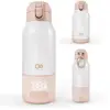 Image de Chauffe-biberon Nomade 2-en-1 Gaja, Thermos 500 Ml, Chauffe Rapide 120 S, Maintien Au Chaud 20 H, Batterie Rechargeable Usb Beige