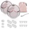 Image de Tire-lait Kinderkraft Mamaflow Double Électrique 4 Modes Mémoire 320 Ml Compact Recharge Usb-c 2 Coupelles Rose