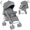 Image de Poussette Canne Compacte Irma 6-36 Mois Avec Moustiquaire Et Amortisseurs Avant Grey/dark Grey