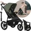 Image de Poussette Tout-terrain Azura Jusqu'à 22 Kg Avec Frein Double Et Habillage Pluie Green Forest