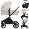 Image de Poussette Trio Mika Plus Jusqu'à 4 Ans Avec Nacelle, Siège-auto Et Accessoires Beige Sand