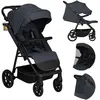 Image de Poussette Tout-terrain Iva Jusqu'à 22 Kg Avec Matériaux Premium Et Assise Spacieuse Grey Graphite