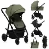 Image de Poussette 3en1 Amber Plus Avec Nacelle, Siège-auto, Sac Et Accessoires Green Forest