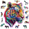 Image de Puzzle En Bois Tigre - 150 Pièces Multicolor