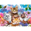 Image de Chats avec Fleurs 500 Pièces Castorland