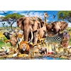 Image de Les Animaux de la Savanne 1500 Pièces Castorland