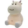 Image de Veilleuse Rechargeable Vache Rose Blanc, Rose, Noir