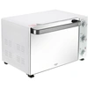 Image de Four électrique 48 L avec convection et peignoir, 1800 W, boîtier miroir blanc, 5 modes de cuisson, design moderne