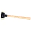 Image de YATO YT-4626 Maillet à embouts plastiques sans recul (billes d'acier dans creux de la tête), Bois (frêne), Ø: 45mm, Longueur: 365mm, Poids: 569g