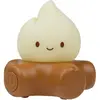 Image de Veilleuse Rechargeable Fireplace Marron, Écru, Noir