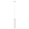 Image de Lampe suspendue Sollux Lighting Karbon 1 Blanc 8x8x118 cm SL.1535