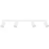 Image de Plafonnier Sollux Lighting Karbon 4L Blanc 81x6,5x16,5 cm SL.1546