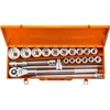 Image de NEO TOOLS 08-061 Jeu de douilles avec fonction de crantage, Nbre/outils: 21, Acier chrome-vanadium, Entraînement: 3/4pouce, hexagonale