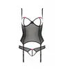Image de Guêpière Ouverte Heidi Devil Collection Noire