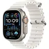Image de Apple Watch Ultra 2 (2023) GPS + Cellular 49 mm - Titane Titane naturel - Bracelet Océan Blanc en occasion ou reconditionné