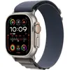 Image de Apple Watch Ultra 2 (2023) GPS + Cellular 49 mm - Titane Titane naturel - Boucle Alpine Bleu en occasion ou reconditionné