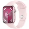 Image de Apple Watch Series 9 (2023) GPS + Cellular 41 mm - Aluminium Rose - Bracelet sport Rose en occasion ou reconditionné