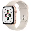Image de Apple Watch Series 6 (2020) GPS 44 mm - Aluminium Or - Bracelet sport Lumière stellaire en occasion ou reconditionné