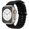 Image de Apple Watch Ultra 2 (2023) GPS + Cellular 49 mm - Titane Titane naturel - Bracelet Océan Noir en occasion ou reconditionné