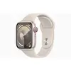 Image de Apple Watch Series 9 (2023) GPS + Cellular 41 mm - Aluminium Lumière stellaire - Bracelet sport Lumière stellaire en occasion ou reconditionné